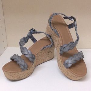 Coach and Four Wedges with cork heel  size 8.5